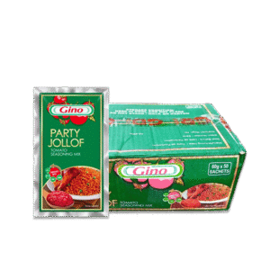 Carton of Gino Jollof Party