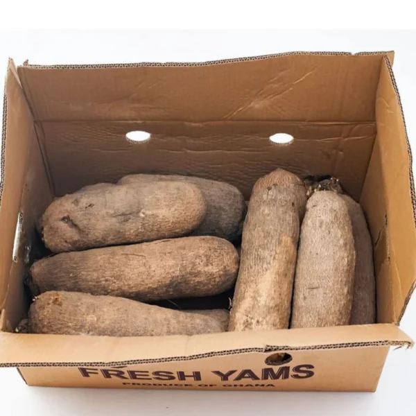Fresh African Yam - Quarter,Half & Full Box (Tubers)