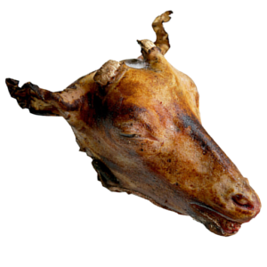Fresh Goat Head (Ori Ewu) – Cleaned & Cut